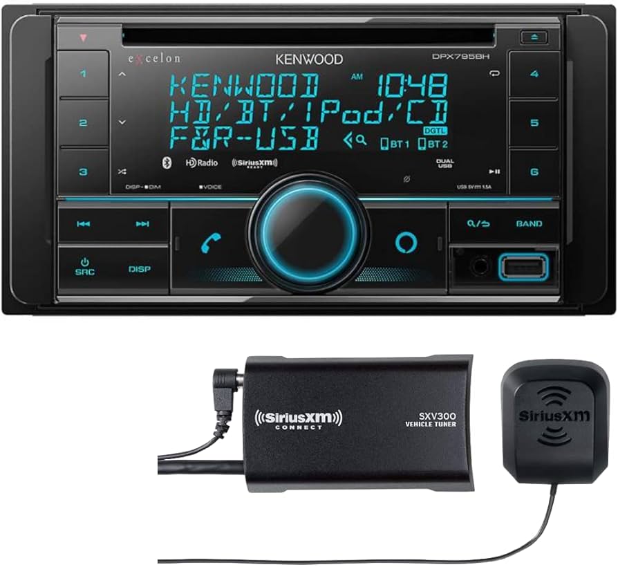 Amazon.com: KENWOOD Excelon DPX795BH Double DIN Bluetooth in-Dash